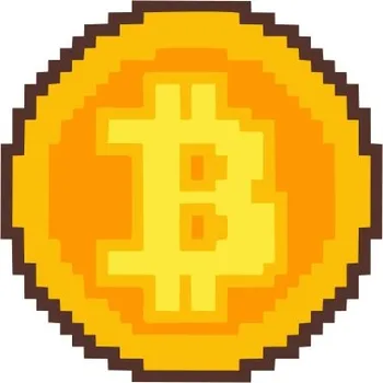 samolepka Btc pixel logo samolepka | Jpdesign.cz
