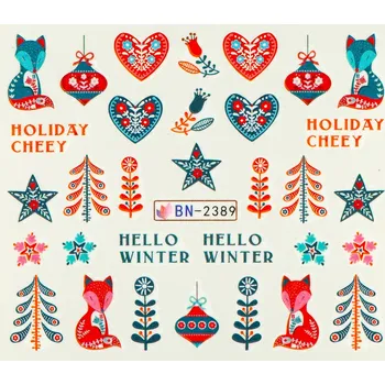 Lak na nehty BIO NAILS Vodolepka BN-2389 vánoce