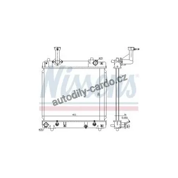 Chladič motoru Chladič motoru NISSENS 641762