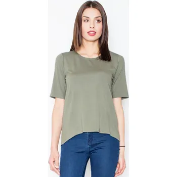 Halenka s odhalenými zády M436 FIGL Barva: Olivová, Velikost: S