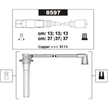 Zapalovací kabel Sada kabelů pro zapalování MAGNETI MARELLI 941318111303