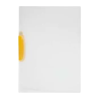 Zakládací desky s výklopným klipem Q-Connect - A4, kapacita 30 listů, oranžová spona, 1 ks