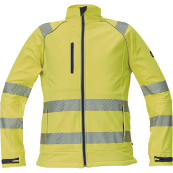 pracovní bunda Bunda softshellová CRV SHELDON HV žlutá XS