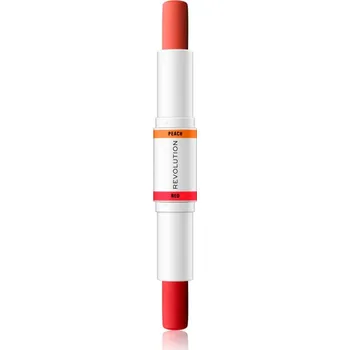 Korektor Makeup Revolution Colour Correcting korekční tyčinka pro sjednocení barevného tónu pleti odstín Red & Peach 2x4,3 g
