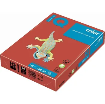 Papír pro tiskárny Papír barevný IQ COLOR A4 160g - korálově červená / 250 listů