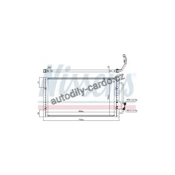 Chladič motoru Chladič klimatizace NISSENS 94939