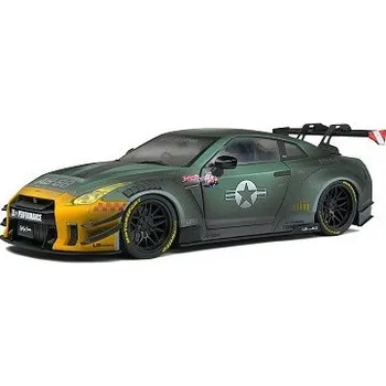 autíčko Solido NISSAN GT-R R35 W/ LIBERTY WALK BODY KIT 2.0 2022 ARMY FIGHTER 1805807