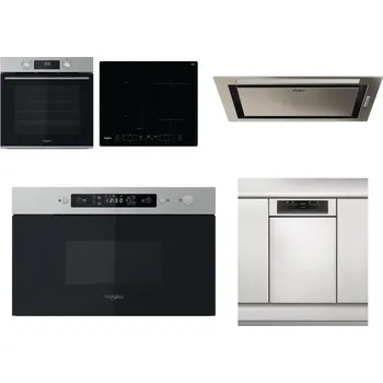 Set domácích spotřebičů WHIRLPOOL OMK58CU1SX + WHIRLPOOL WL B8160 NE + WHIRLPOOL WCT3 64 FLB X + WHIRLPOOL MBNA910X + WHIRLPOOL WSBO 3O34 PF X