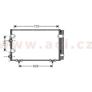 Sušič klimatizace chladič klimatizace se sušičkou [730*427*17]