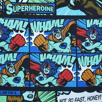 Šatovka N5868 velký barevný komiks, š.145