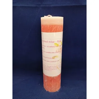 Svíčka Bylinná svíce Růže velká
