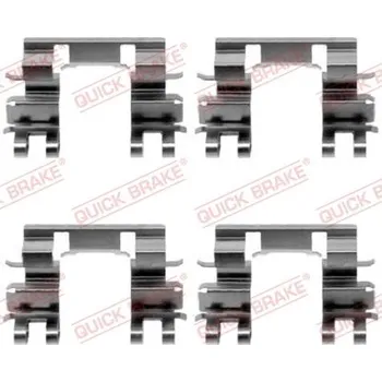 Přislušenství brzdového systému Sada příslušenství, obložení kotoučové brzdy Quick Brake 109-1087