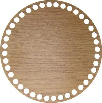 Dno na košík dub, kruh 17cm (Dno na košík dub, kruh 17cm)