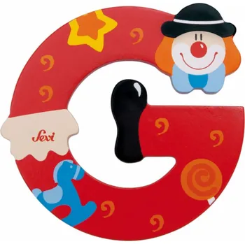 Masážní přístroj Sevi dřevěné písmeno G, klaun (81743)