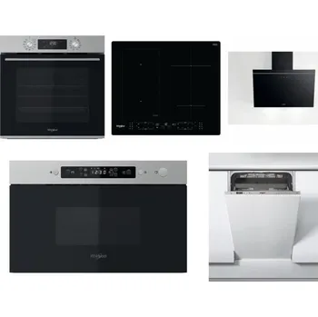 Set domácích spotřebičů WHIRLPOOL OMK58CU1SX + WHIRLPOOL WL B8160 NE + WHIRLPOOL AKR 62F LT K + WHIRLPOOL MBNA910X + WHIRLPOOL WSIC 3M27 C