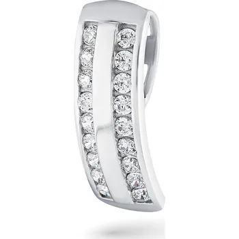 Přívěsek Přívěsek se zirkony Giulio Materiál šperku: Bílé zlato