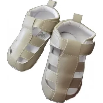 Capáčky Botičky kojenecké - SANDÁLKY béžové - vel. 0-6měs.