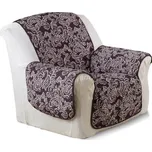 Přehozy s područkami čokoládové křeslo - sedák 57 cm