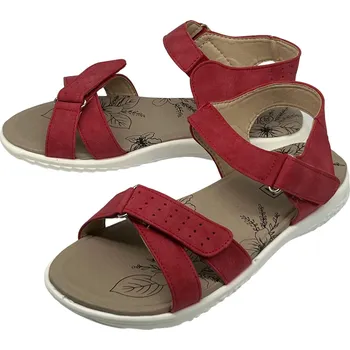 Dámské sandále Norn Dámské červené sandály Barva: Červená, Velikost: 36