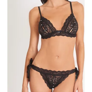 Dámská erotická souprava Aubade - Boite a Désir sexy komplet black uni P080E