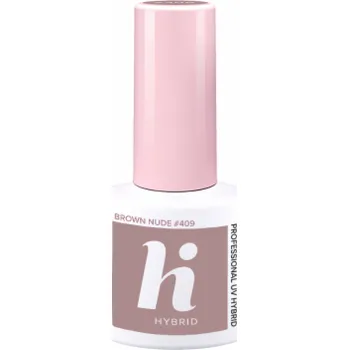 Lak na nehty Hi Hybrid Hybrid lak 409 Brown Nude 5ml