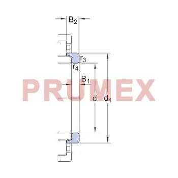 SKF HJ 222 EC příložný kroužek