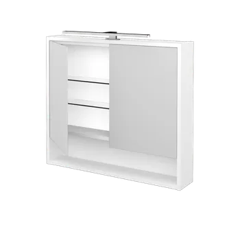 Koupelnový nábytek Dřevojas Dvoudveřová galerka FOCUS GA2OE 80 - N01 Bílá lesk