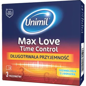 Kondom Unimil Max Love Time Control 3 pack