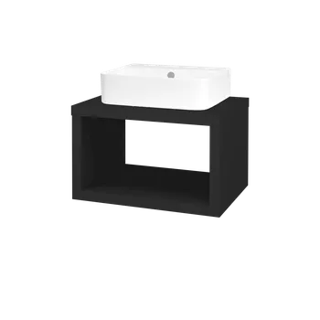 Koupelnový nábytek Dřevojas Koupelnová skříňka STORM SZO 60 (umyvadlo Joy 3) - N03 Graphite