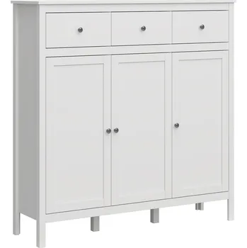 Komoda Komoda 3D3S, bílá, OLJE