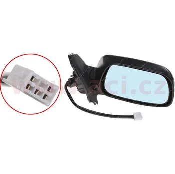 Auto zrcátko zpětné zrcátko el. ovládaný vyhřívaný pro lakování (5 pinů) 3/5in. (obdélníkový konektor) P