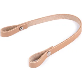 Kožené ucho na kabelku šíře 1 cm délka 30 cm, barva 1 přírodní stř.