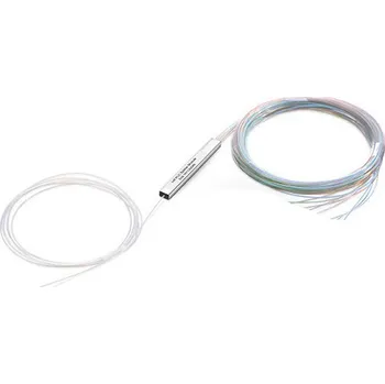 Optický MINI PLC splitter 1:4, 1260 - 1650 nm, SM PLC 1m GPON G657A2 bez konektoru