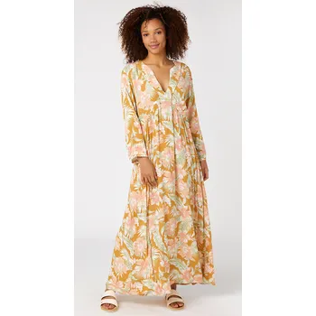 Dámské šaty Rip Curl Always Summer Kaftan zlaté S