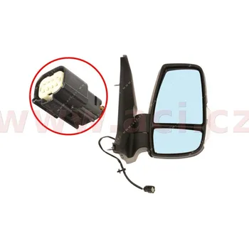 Autožárovka zpětné zrcátko. ovládaný bílým blikačem (pro žárovku WY5W) krátké rameno P