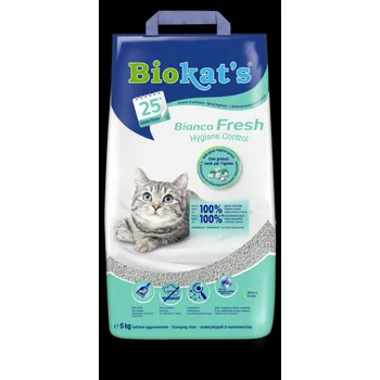 Podestýlka pro kočku Biokat's Bianco Fresh Control podestýlka 5kg