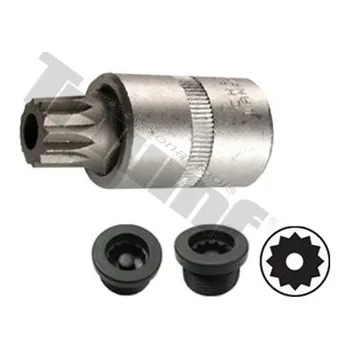 Gola hlavice Prodlužovací nástavec XZN M16 v 1/2" hlavici s vrtáním, délka 53 mm