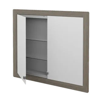 Koupelnový nábytek Dřevojas Dvoudveřová galerka GRID GA2OE 90 - D03 Cafe