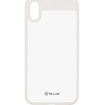 Pouzdro na mobilní telefon Tellur Cover Hybrid Matt Bumper for iPhone X/XS white