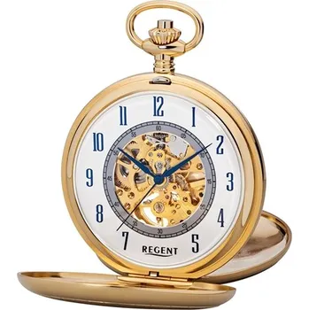 Hodinky Kapesní hodinky Regent Savonette P-706 + dárek zdarma