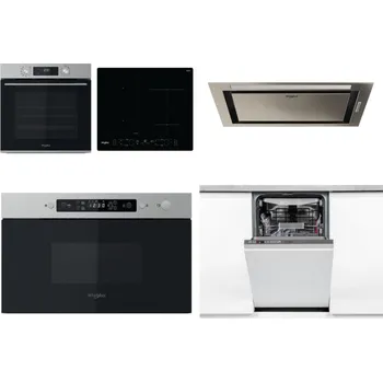 Set domácích spotřebičů WHIRLPOOL OMK58CU1SX + WHIRLPOOL WL B8160 NE + WHIRLPOOL WCT3 64 FLB X + WHIRLPOOL MBNA910X + WHIRLPOOL WSIO 3O34 PFE X