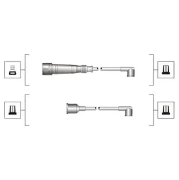 Zapalovací kabel MAGNETI MARELLI Sada kabelů pro zapalování 941319170023