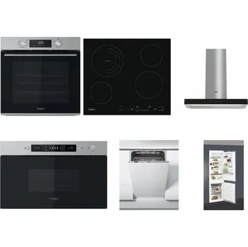 Set domácích spotřebičů WHIRLPOOL OMK58CU1SX + WHIRLPOOL AKT 8900 BA + WHIRLPOOL WHBS 62F LT K + WHIRLPOOL MBNA910X + WHIRLPOOL WSIC 3M27 C + WHIRLPOOL ART 66112