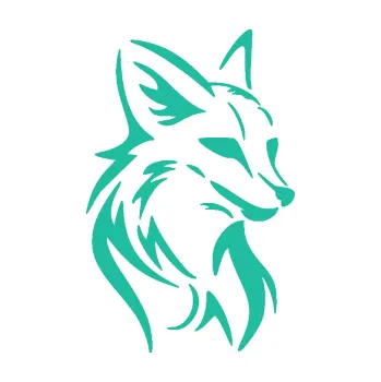 Samolepící dekorace SAMOLEPKA Liška 004 pravá (25 - tyrkysová) NA AUTO, NÁLEPKA, FÓLIE, POLEP, TUNING, VLASTNÍ TEXT, TISK, AUTOSAMOLEPKY.cz, POLEPY, OBRÁZEK, LOGO, SAMOLEPKY