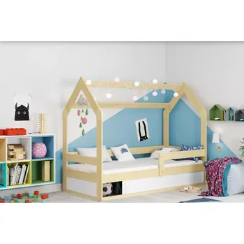 Postel BMS Dětská postel DOMEČEK | posuvný systém 80 x 160 cm DOMEK: Borovicová