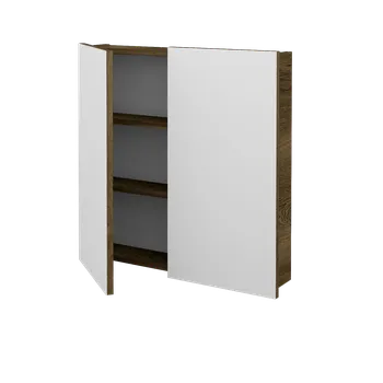 Koupelnový nábytek Dřevojas Dvoudveřová galerka Q GA2 70 - D21 Tobacco