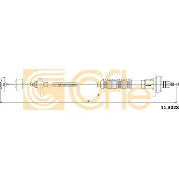 Spojkové lanko COFLE Tažné lanko, ovládání spojky 113028