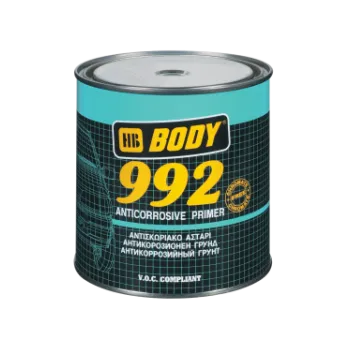 barva na kov HB BODY 992 1k antikorozní báze hnědá 1KG