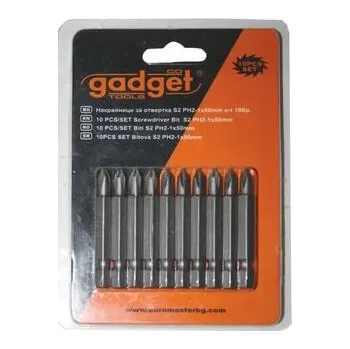 Bit Gadget Sada bitů 10-dílná S2 PH-1x50mm GD - TM-390713