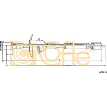 Náhon tachometru COFLE Hřídel tachometru S24016